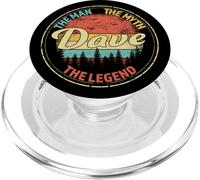 Dave The Man The Myth The Legend Men Nom personnalisé PopSockets PopGrip pour MagSafe