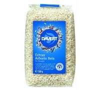 Davert Arborio Lot de 4 sachets de riz blanc pour Risotto 500 g