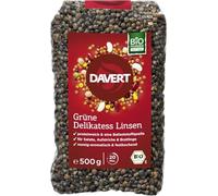 Davert Lot de 2 lentilles délicates vertes (2 x 500 g) - Bio