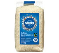 Davert - Véritable riz Basmati, blanc FAIRTRADE - 500g