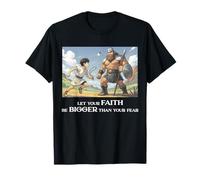 David and Goliath Inspiration chrétienne pour hommes, femmes, jeunes T-Shirt