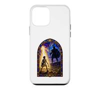David and Goliath Scène d'art mosaïque médiévale Gothique cathédrale Coque pour iPhone 12 Mini