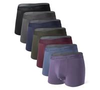 DAVID ARCHY Boxer en micro modal avec poches séparées souples pour homme, 7 couleurs., XL