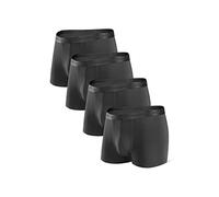 DAVID ARCHY Boxer Homme 60S Mirco Modal Caleçon Court sous-Vêtement Ultra-Doux Respirant Confortable Lot de 4