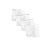 DAVID ARCHY Boxer Homme 60S Mirco Modal Double Poche Caleçon Court sous-Vêtement Ultra-Doux Respirant Confortable Lot de 4