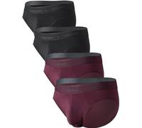 DAVID ARCHY Slips Homme sous-vêtements 60S Micro Modal Double Poche Ultra Doux et Confortable Respirants Lot de 4