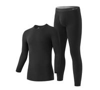 DAVID ARCHY sous-Vêtement Thermique Ensemble Homme Couche de Base Haut Maillot de Corps Bas Pantalon Chaud Evacuant l'humidité Hiver Ski Montagne Cyclisme Moto