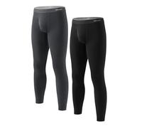 DAVID ARCHY sous-Vêtement Thermique Ensemble Homme Couche de Base Haut Maillot de Corps Bas Pantalon Chaud Evacuant l'humidité Hiver Ski Montagne Cyclisme Moto