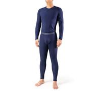 DAVID ARCHY sous-Vêtement Thermique Ensemble Homme Couche de Base Haut Maillot de Corps Bas Pantalon Chaud Evacuant l'humidité Hiver Ski Montagne Cyclisme Moto