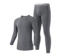 DAVID ARCHY sous-Vêtement Thermique Ensemble Homme Couche de Base Haut Maillot de Corps Bas Pantalon Chaud Evacuant l'humidité Hiver Ski Montagne Cyclisme Moto