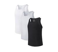 DAVID ARCHY T-Shirts à Manches Longues Homme Coton Maillot de Corps sous-vêtement Basique Coupe Ajustée Ultraconfortable Manches Longues