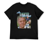 David ATTENBOROUGH Homage T Shirt.Men's T-Shirt Women's Tshirt Vintage Tees