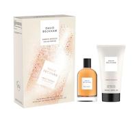 David Beckham Boîte Cadeau Amber Breeze, Eau de Parfum 100 ml et Gel Douche 150 ml, Parfum Ambre Aromatique pour Lui