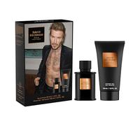 David Beckham Bold Instinct Coffret cadeau avec eau de parfum et gel douche pour le corps pour homme Parfum boisé fascinant 50 ml + 150 ml
