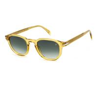David Beckham Db 1007/s 40G/9K YELLOW Sunglasses Men Acetate, Standard, 49