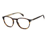 DAVID BECKHAM Homme DB 1018 086 Montures optiques Acétate Havane Ronde