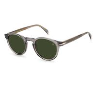 DAVID BECKHAM Homme DAVID BECKHAM DB 1036/S KB7/QT Lunettes de soleil Acétate Gris Vert Ronde