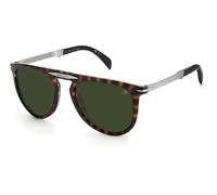 DAVID BECKHAM Homme DAVID BECKHAM DB 1039/S/FD 086/QT Lunettes de soleil Plastique Havane Vert Pilote