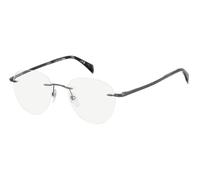 DAVID BECKHAM Homme DAVID BECKHAM DB 1166 V81/2Y Montures optiques Métal Ruthénium Bleu Pantos Normale Miroir
