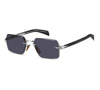 DAVID BECKHAM Homme DAVID BECKHAM DB 7109/S 85K/IR Lunettes de soleil Métal Rutanium /Noir Gris Géométrique