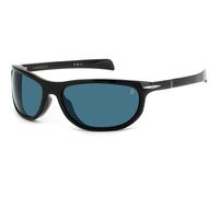 DAVID BECKHAM Homme DAVID BECKHAM DB 7117/S 807/08 Lunettes de soleil Acétate Noir Bleu Carré