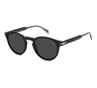 DAVID BECKHAM Homme DB 1111/S 08A/IR Lunettes de soleil Acétate Noir Gris Pantos