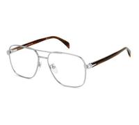 DAVID BECKHAM Homme DB 7103 EX4 Montures optiques Métal Argent Carré