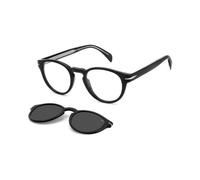 DAVID BECKHAM Homme DB 7104/CS 807/M9 Lunettes de soleil Acétate Noir Pantos