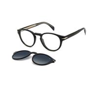 DAVID BECKHAM Homme DB 7104/CS 807/WJ Lunettes de soleil Acétate Noir Pantos