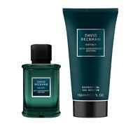 David Beckham Instinct Coffret cadeau avec eau de parfum et gel douche 20th Anniversary pour Him, parfum vibrant, 50 ml et 150 ml