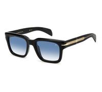 David Beckham Lunettes de soleil DB 7100/S Noir/Doré Bleu dégradé 52/21/145 Homme