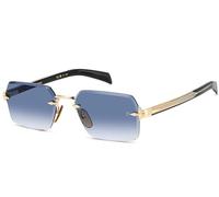 David Beckham Lunettes de Soleil DB 7109/S Rhl 56/20/145 Homme Sunglasses, RHL/08 Gold Black, 56 Unisex