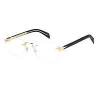David Beckham Monture optique DB 7116 RHL Métal Or Carré 54/20/145 Homme