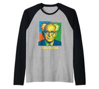 David Ben Gurion Premier ministre d'Israël Retro Cool Manche Raglan