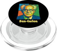 David Ben Gurion Premier ministre d'Israël Retro Cool PopSockets PopGrip pour MagSafe