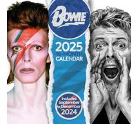 Pyramid International David Bowie Calendrier 2025 - Art rock star emblématique, édition collector, planificateur 16 mois, cadeau pour les fans de Bowie