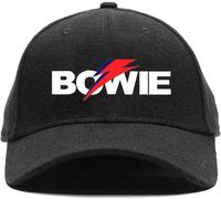 David Bowie - "Aladdin Sane" casquette de baseball Logo pour homme/femme unie RO2666 (taille unique) (Noir)