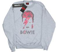 David Bowie - "Aladdin Sane" Sweat-shirt pour homme BI19086 (M) (Gris)