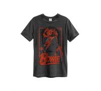 David Bowie - Aladdin Sane T-Shirt Vintage Charbon Amplified Multicolore XL