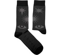 David Bowie - "Blackstar" chaussettes pour hommes/femmes unisexe PH4270 (37 EU - 40,5 EU) (Noir)