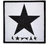 David Bowie Blackstar On Blanc Woven Patch Size One Size