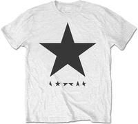 David Bowie - "Blackstar" T-shirt homme/femme unie RO1515 (S) (Blanc)