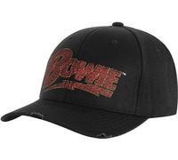 David Bowie - Casquette de baseball Logo pour homme/femme unie RO6211 (taille unique) (Noir/Blanc)
