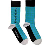 David Bowie - Chaussettes pour homme/femme unisexe RO7445 (40,5 EU - 45,5 EU) (Bleu)