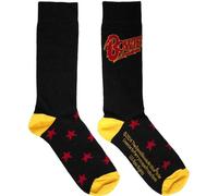 David Bowie - Chaussettes pour homme/femme unisexes RO11834 (39,5 EU - 45,5 EU) (Noir)