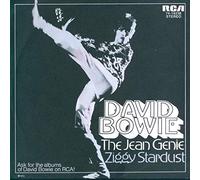 DAVID BOWIE - DAVID BOWIE, the jean genie, B side ziggy stardust, RCA 2302, 7" single