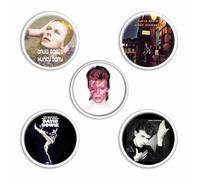 David Bowie Early Albums Button Badge 5 Pack