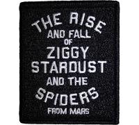 David Bowie - Ecusson à repasser "The Rise and Fall of Ziggy Stardust" RO13622 (taille unique) (Noir)