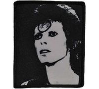 David Bowie - Écusson (Taille unique) (Noir/Blanc)