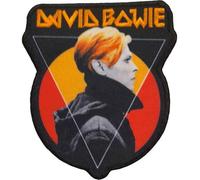 David Bowie - Écusson (Taille unique) (Noir/Jaune/Rouge)